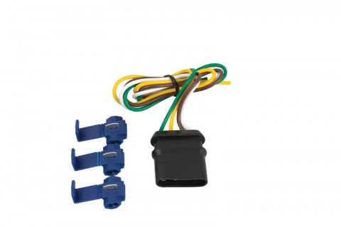 4-pole Flat Trailer Wire Connector